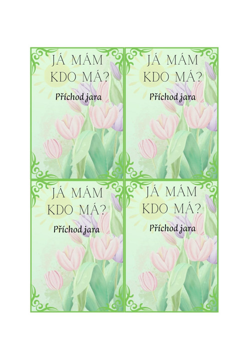 Já mám, kdo má? Příchod jara — foto 5