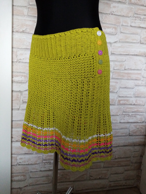 Háčkovaná sukně — foto 2