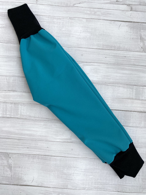 Softshell kalhoty Basic petrole/reflex VEL. 86-140 — foto 3