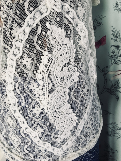 Top boho vintage krajka — foto 3