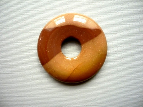 Donut 30 mm - jaspis mookait, č.30f — foto 2