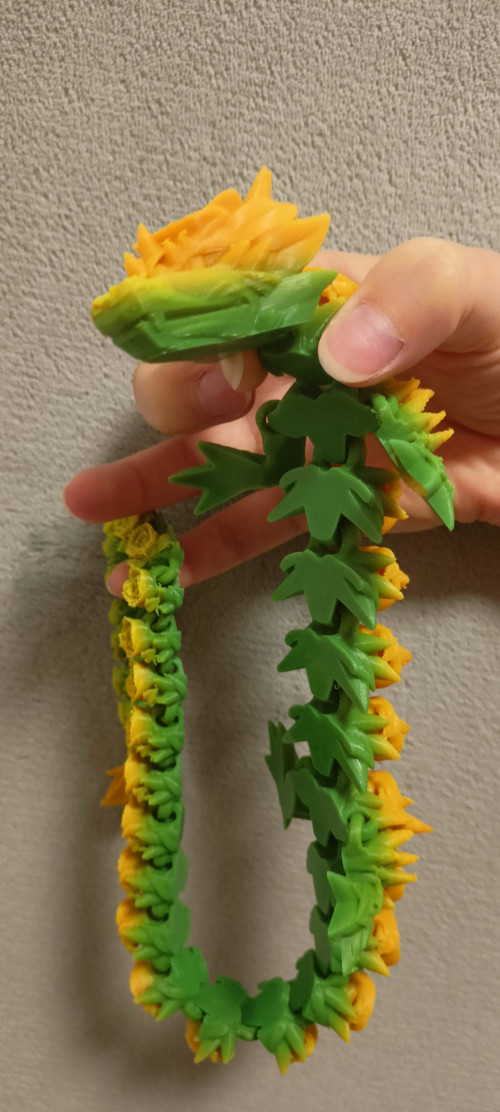 Růžičkový Drak - 51 cm - 3D Tisk — foto 2