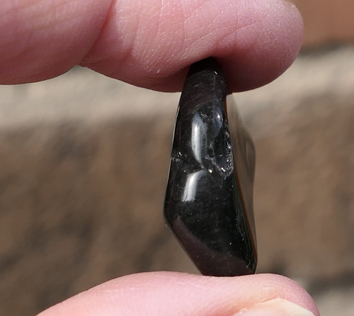 Obsidián pavoučí (25 mm) J8949 — foto 2