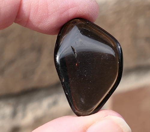 Obsidián kouřový (29 mm) J8951 — foto 3