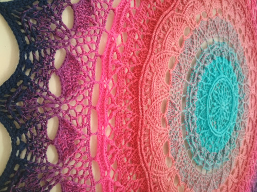 Háčkovaná mandala 80 cm — foto 2