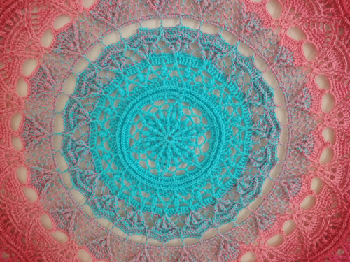 Háčkovaná mandala 80 cm — foto 4