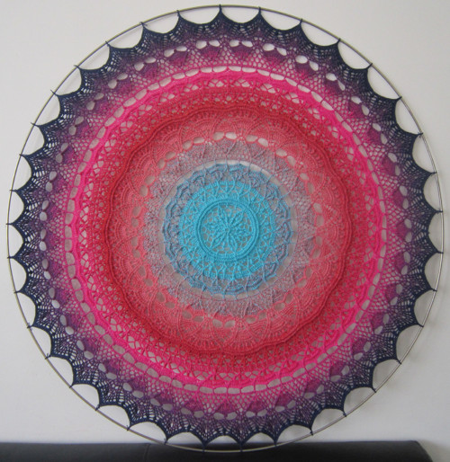 Háčkovaná mandala 80 cm — foto 5