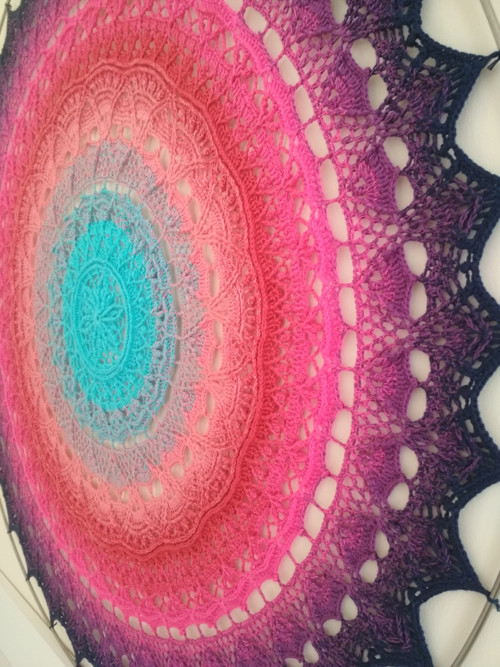 Háčkovaná mandala 80 cm — foto 6