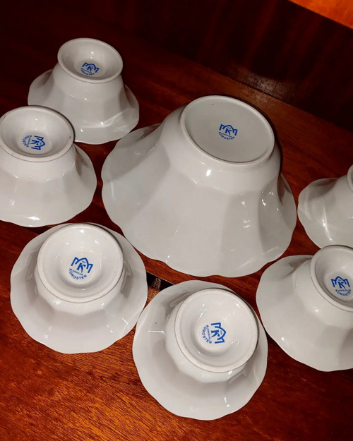 Porcelánová sada misek 6+1 — foto 6