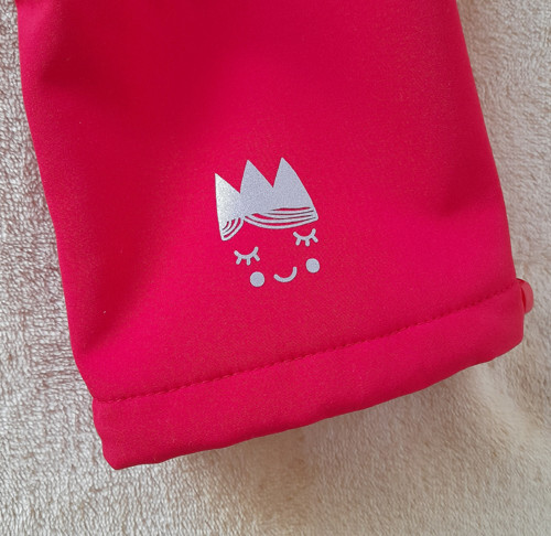 Zimní softshell, kalhoty do pasu - velikost 98 — foto 4