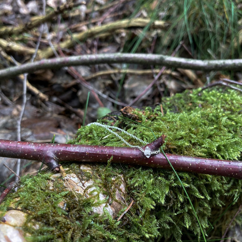 Řetízek s mini křišťálem — foto 3