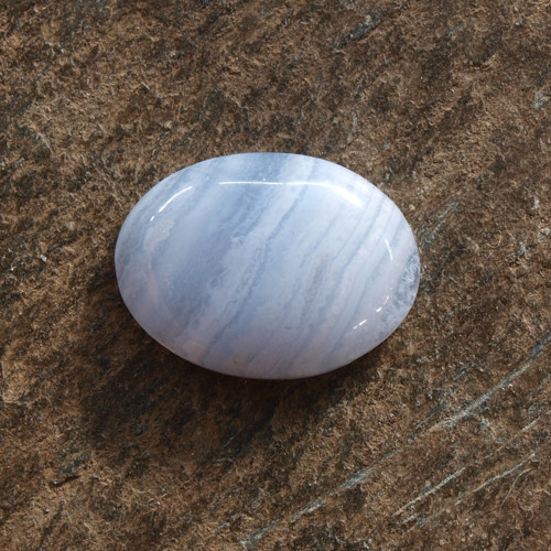 Chalcedon krajkový, kabošon č. 2606 — foto 3