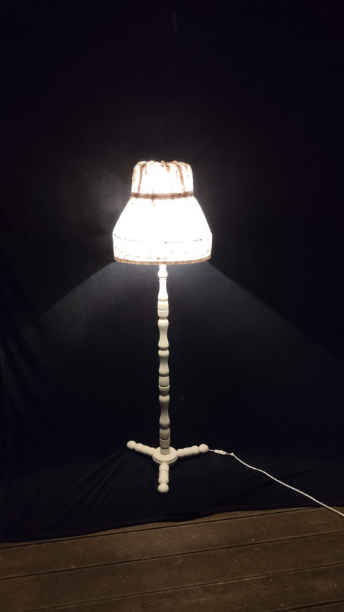 Romantický širm na lampu s růžemi — foto 6