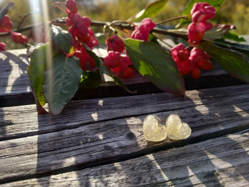 Bílé puzetky - mini srdíčka — foto 3