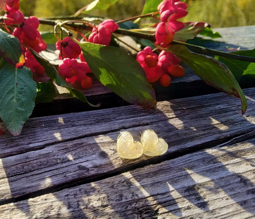 Bílé puzetky - mini srdíčka — foto 5