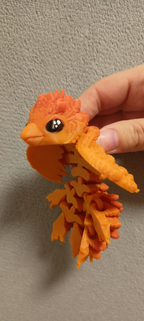Mládě Bájného Fénixe - 13 cm - 3D tisk — foto 2