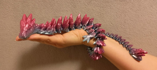 Drahokamový Drak - 50 cm - 3D Tisk — foto 2