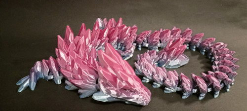 Drahokamový Drak - 50 cm - 3D Tisk — foto 4
