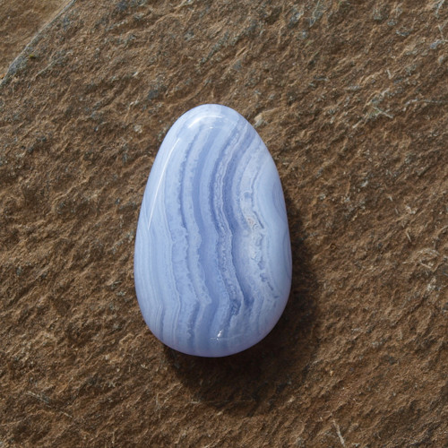 Chalcedon krajkový AAA, placka — foto 2