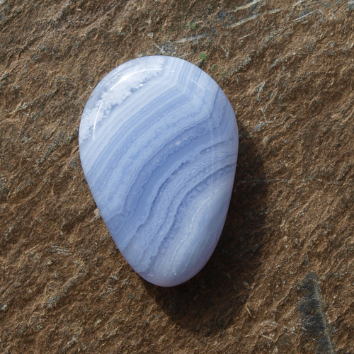 Chalcedon krajkový AAA, placka — foto 2