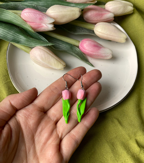 Růžové tulipány — foto 2