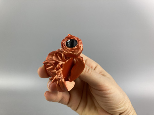 Růžičková želva - ohnivá, 7cm, 3D tisk — foto 4