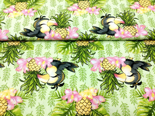 Plátno ananas na zelené 040041 — foto 3