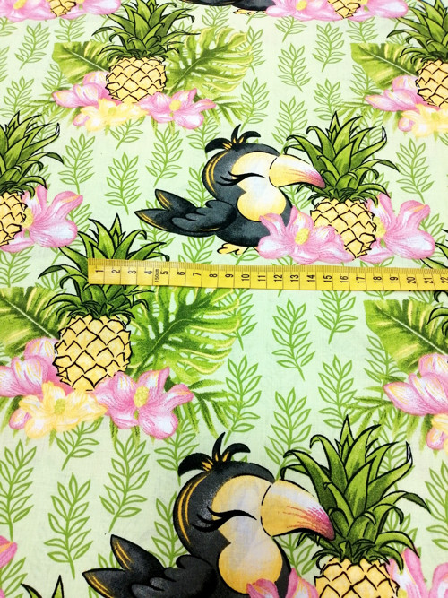 Plátno ananas na zelené 040041 — foto 2