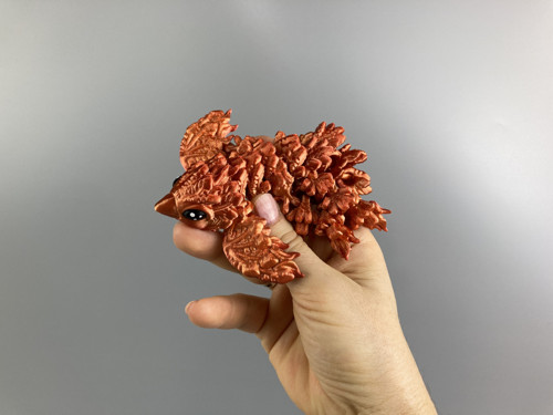 Mládě Fénixe - ohnivá, 13cm, 3D tisk — foto 3