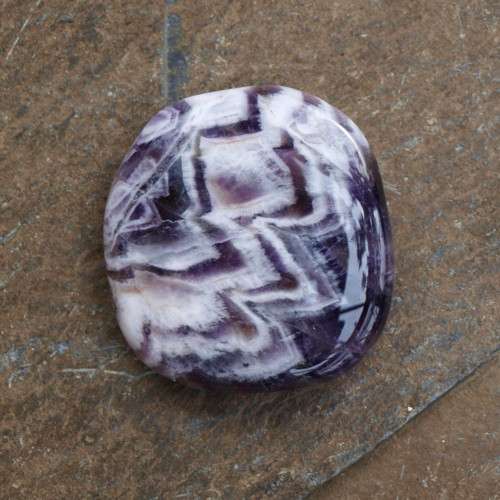 Ametyst chevron, placka 44 x 42 mm — foto 4