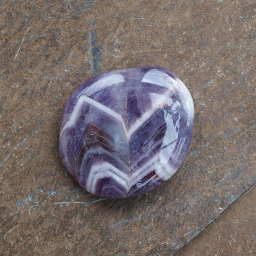 Ametyst chevron, placka 44 x 39 mm — foto 2