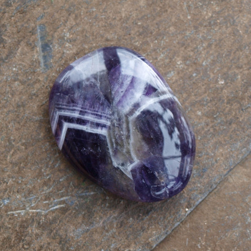 Ametyst chevron, placka 47 x 35 mm — foto 2