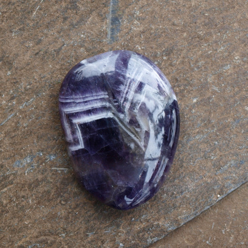 Ametyst chevron, placka 47 x 35 mm — foto 3
