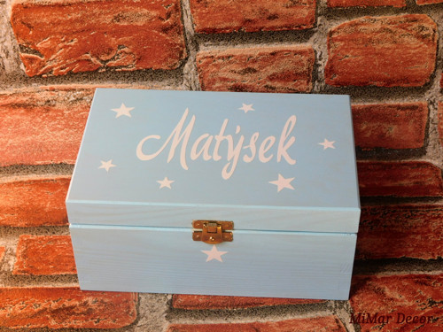 Dřevěná krabička pro děti se jménem — foto 6