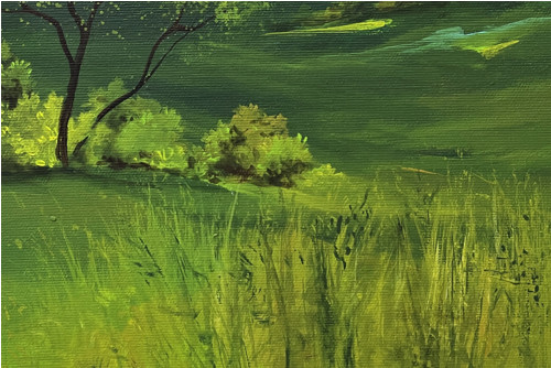 Cestou k lesu - 30x30cm — foto 4