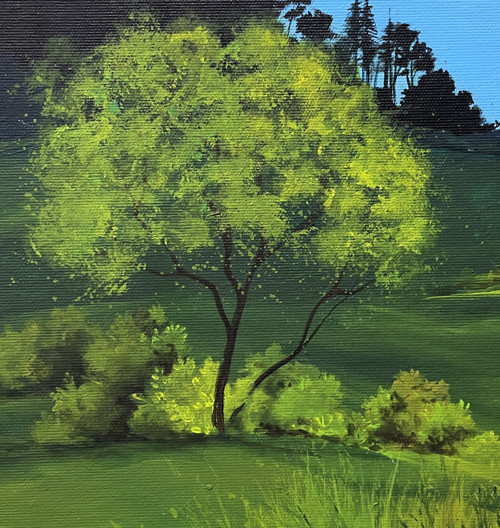 Cestou k lesu - 30x30cm — foto 3