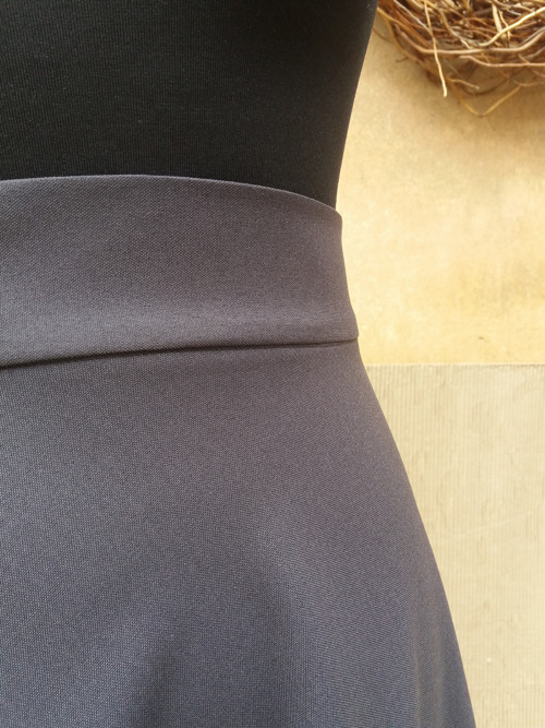 Půlkolová Sukně - Antracit — foto 4