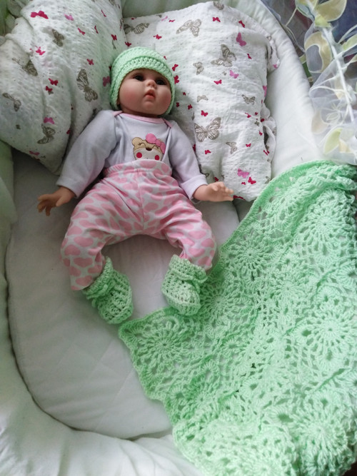 Deka pro miminko +čepicka+capáčky + — foto 2