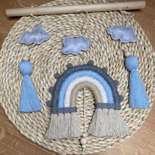 Macrame závěsná dekorace pro děti — foto 2