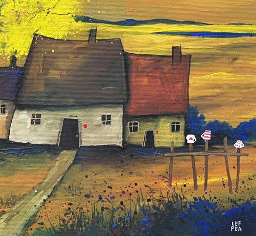 Vesnička česká - 30x25cm — foto 2