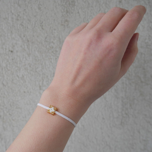 Shamballa náramek S12 // bílá — foto 4