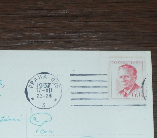 Vánoční POHLEDNICE • Oldřich Oplt, 1957 — foto 2