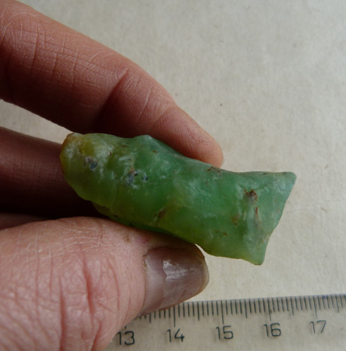Zelený opál (chryzopál) - 4 cm — foto 5
