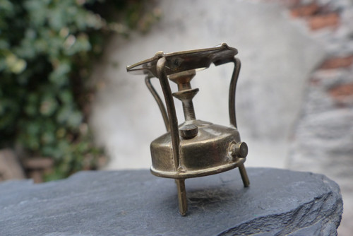 Vařič...mosazná miniatura — foto 2