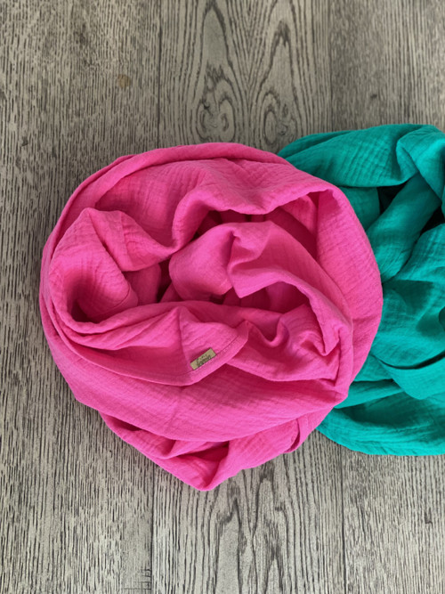 Mušelínový šál " Cardinal Rose" — foto 3