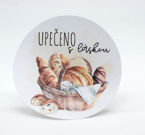 Samolepky upečeno s láskou - 24 ks — foto 2