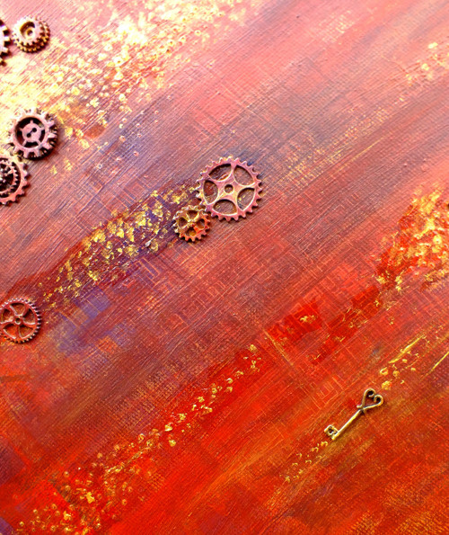 Dotek Steampunku - plátno — foto 3
