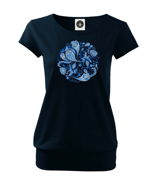 Tričko Blue Pasley — foto 3