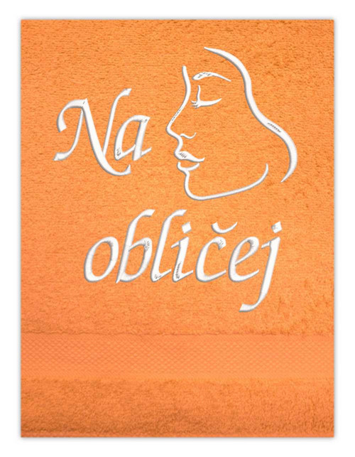 Osuška s výšivkou - na obličej — foto 2