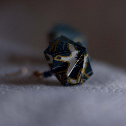 Origami náušnice "jeřábi" — foto 5